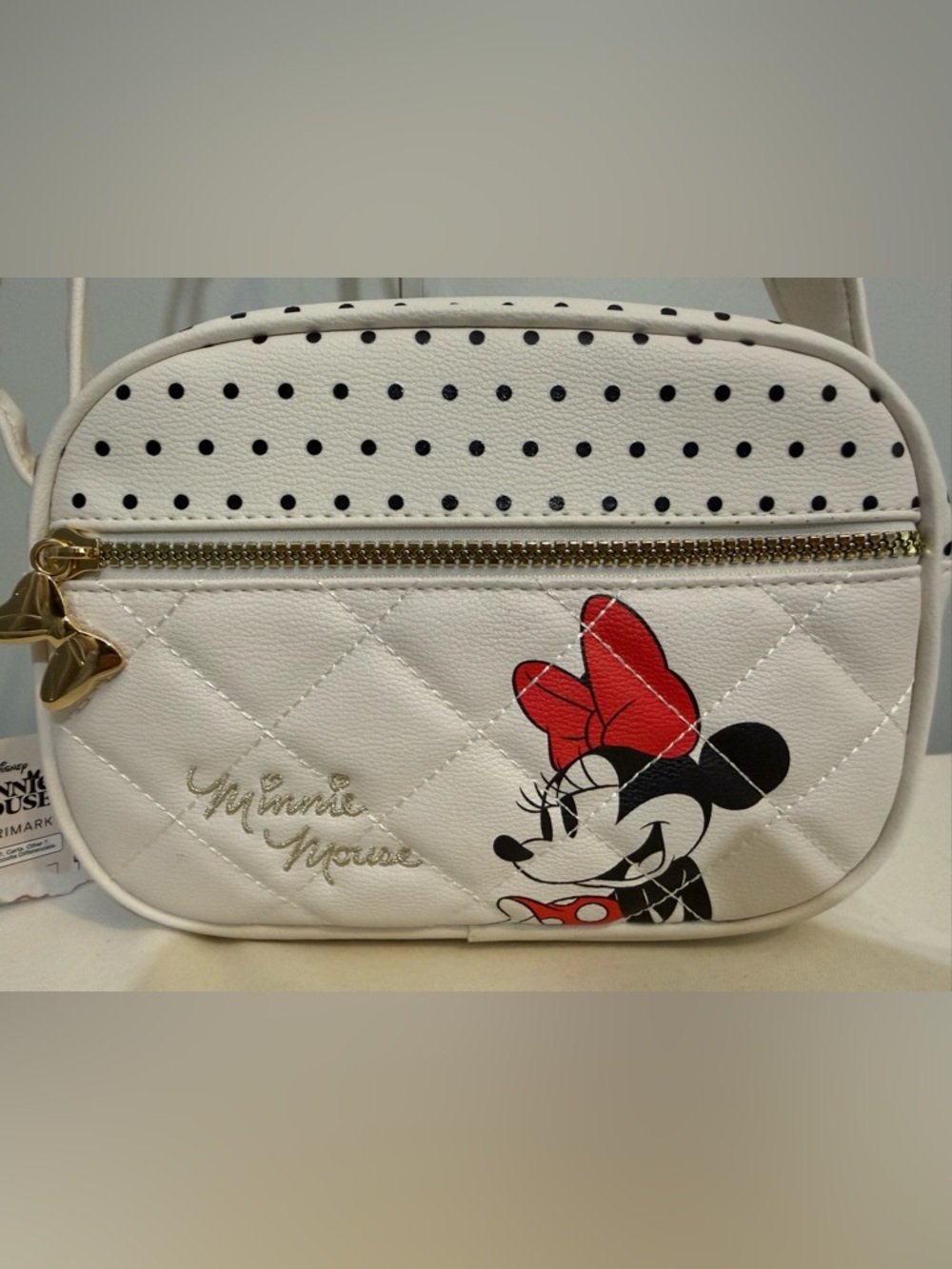 Disney Minnie Mouse at Primark Cream Crossbody Bag - Picture 3 of 16